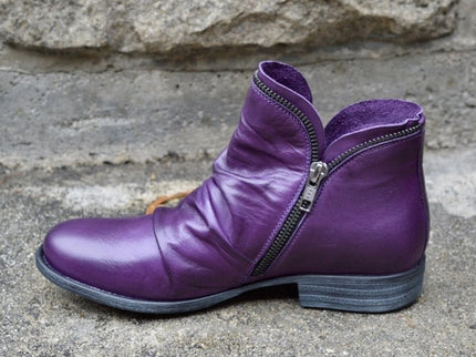 Julie™ - Lederstiefel mit Reißverschluss für Damen
