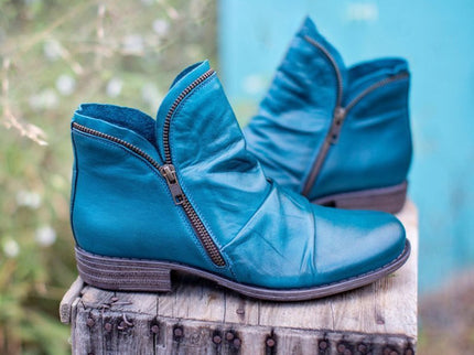 Julie™ - Lederstiefel mit Reißverschluss für Damen
