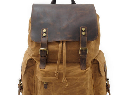 Wachsbeschichteter Canvas-Rucksack | KOPENHAGEN