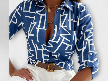 Bluse mit klassischem Kragen