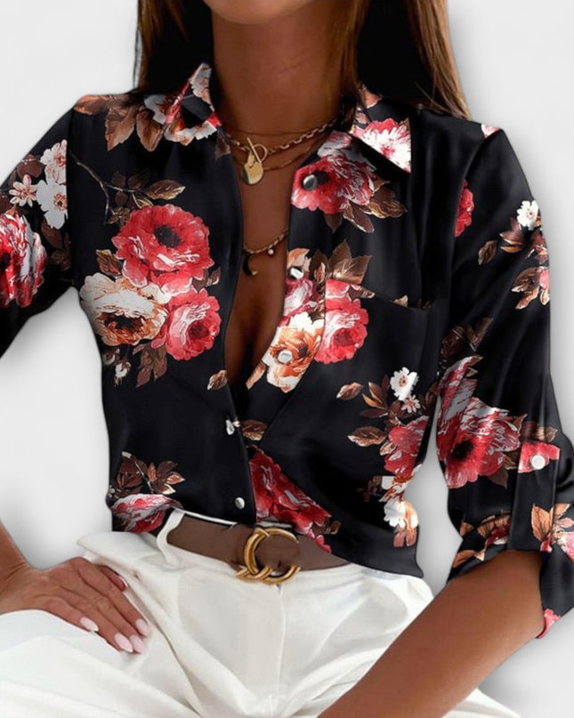 Bluse mit klassischem Kragen