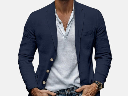 Lorenzio™ | Eleganter Sommerblazer aus leichtem Leinen